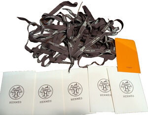 Hermes Ribbon with Receipt Holders - varying lengths
